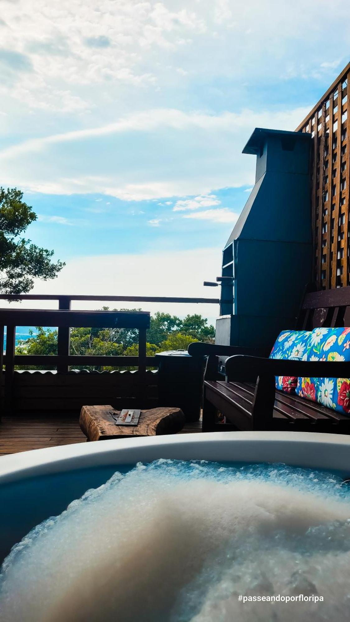 Loft Com Lago Hidro E Vista Para O Mar ฟลอเรียนอโปลิส ภายนอก รูปภาพ